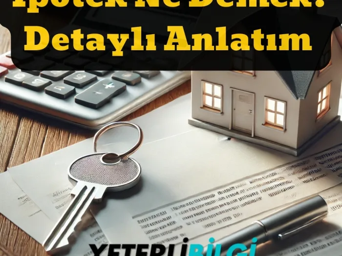 İpotek Ne Demek Detaylı Anlatım