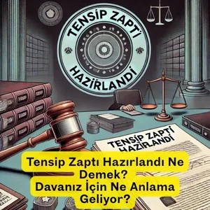 Tensip Zaptı Hazırlandı Ne Demek Davanız İçin Ne Anlama Geliyor