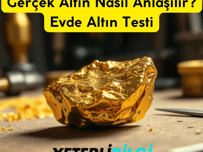 Gerçek Altın Nasıl Anlaşılır İşte Evde Altın Testi